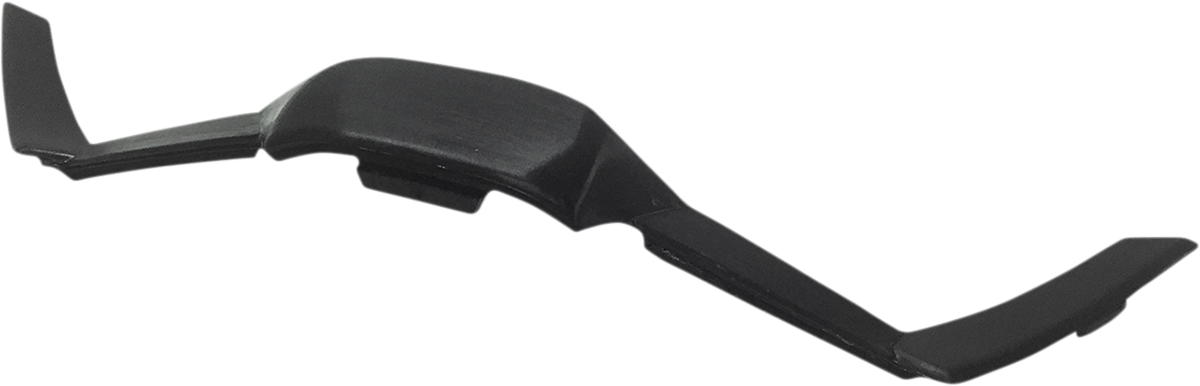 Black AFX FX-111 Breath Deflector helmet accessory by Bill's Exhausts, shown attached to a motorcycle helmet.