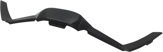 Black AFX FX-111 Breath Deflector helmet accessory by Bill's Exhausts, shown attached to a motorcycle helmet.