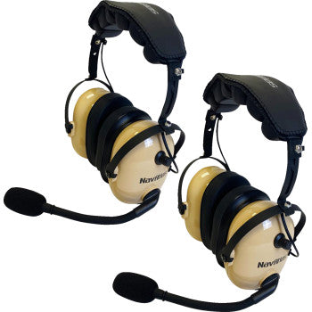 NAVATLAS Intercom/Headset Kit - 2-Seat - Beige NIO132PK - Howling Moto