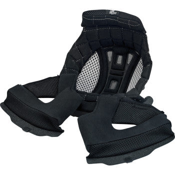 Bill's Exhausts BILTWELL Lane Splitter helmet liner in XS size, showing close-up of foam padding and interior fit.