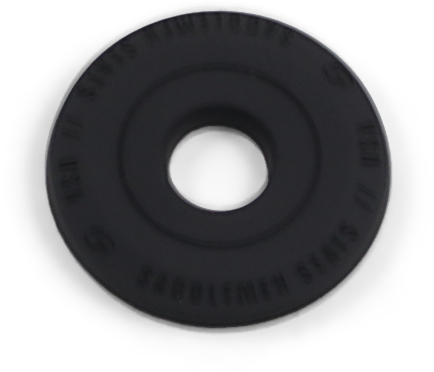 Bill's Exhausts SADDLEMEN Fender Seat Washer 14707B for motorcycle seats, shown in the product image.