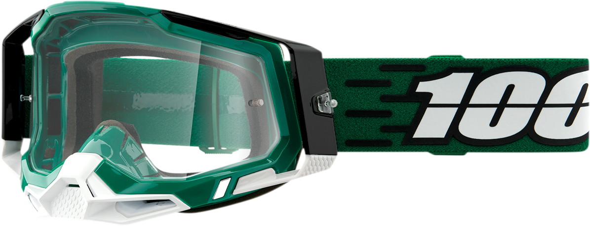 100% Racecraft 2 Goggles - Milori - Clear 50121-101-16 - Howling Moto