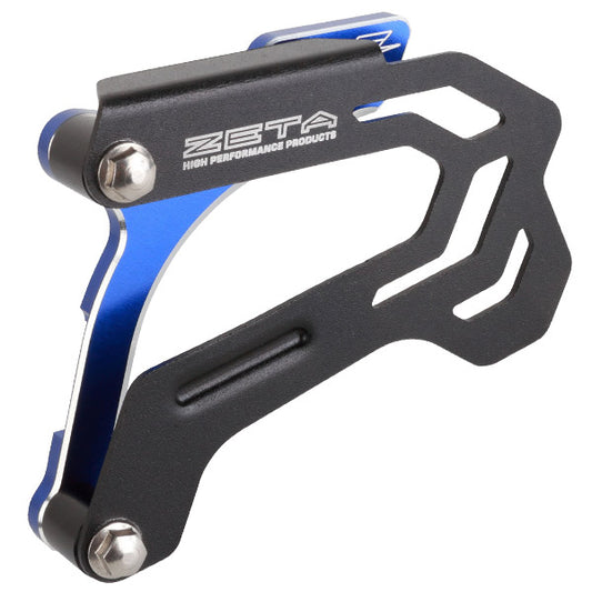 ZETA ZETA Case Saver with Cover for Yamaha ZE80-8316 installed on motorcycle frame, protecting the rear wheel area.