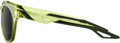 100% Campo Sunglasses - Olive - Black Mirror 61026-296-61 - Howling Moto