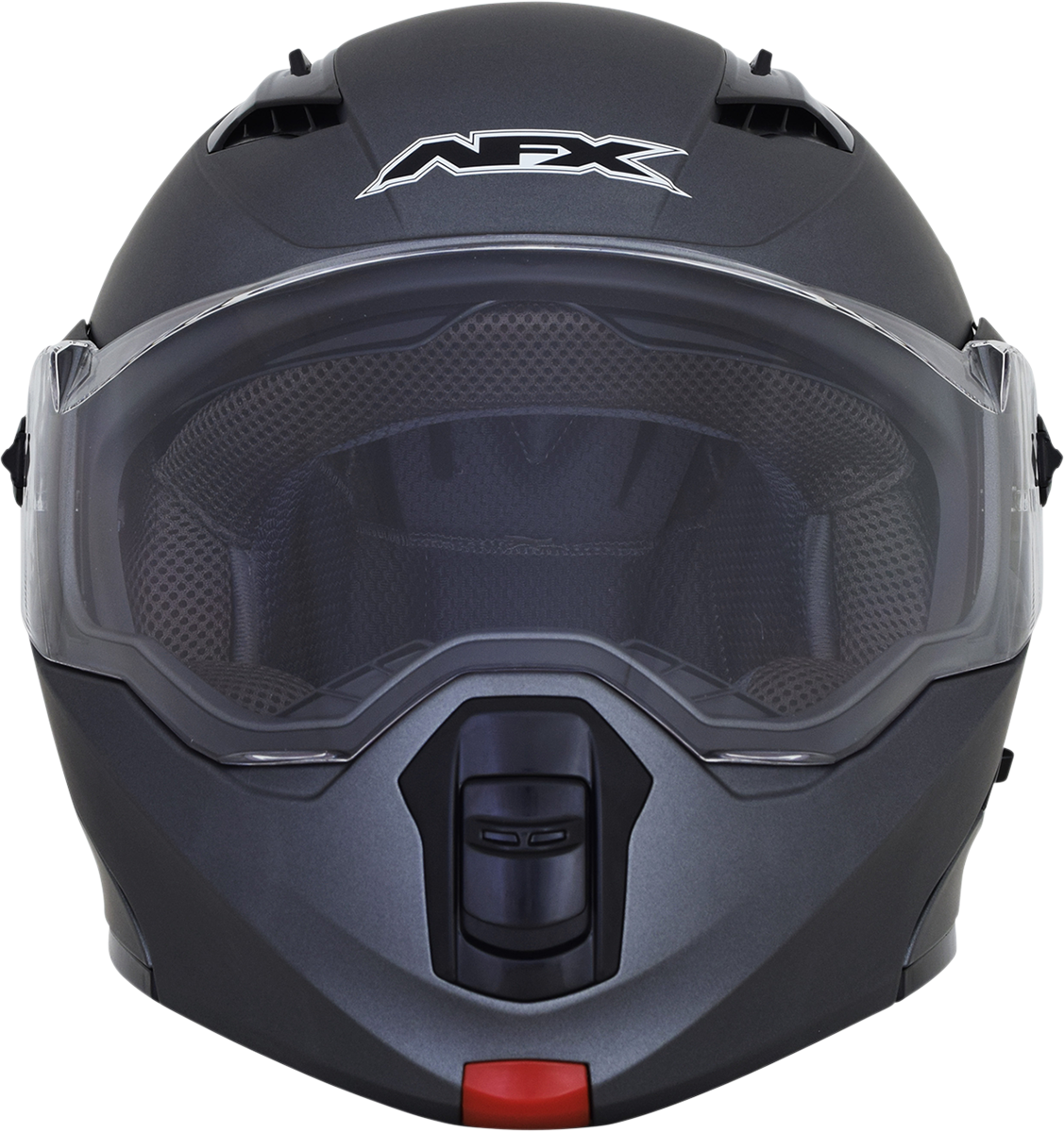 Bill's Exhausts AFX FX-111 helmet in frost gray, medium size, featuring a sleek aerodynamic design and ventilation details.