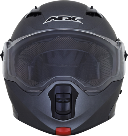 Bill's Exhausts AFX FX-111 helmet in frost gray, medium size, featuring a sleek aerodynamic design and ventilation details.