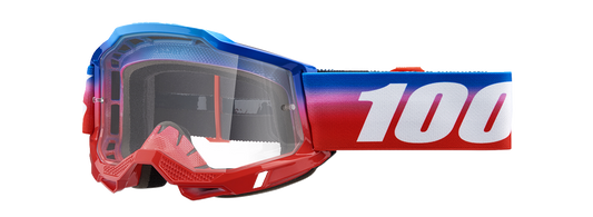 100% Accuri 2 Goggles - Unity - Clear 50013-00025 - Howling Moto