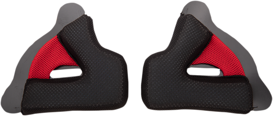 Z1R Child Rise/Dirt Maxx Cheek Pads L/XL, motorcycle helmet accessories, black foam padding with Z1R branding and part number 0134-2378.