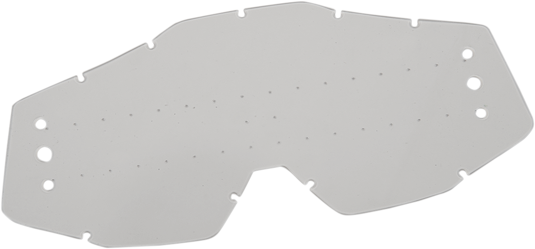 Clear 100% Junior SVS lens with bumps for Bill's Exhausts, featuring the model number 51021-010-03 and a transparent design.
