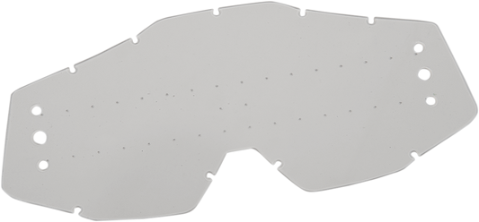 Clear 100% Junior SVS lens with bumps for Bill's Exhausts, featuring the model number 51021-010-03 and a transparent design.