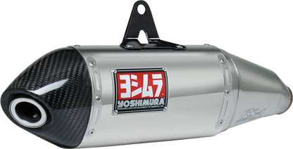 YOSHIMURA Yoshimura Part 123400D520 RS-4 full race exhaust system with stainless steel and carbon fiber components.
