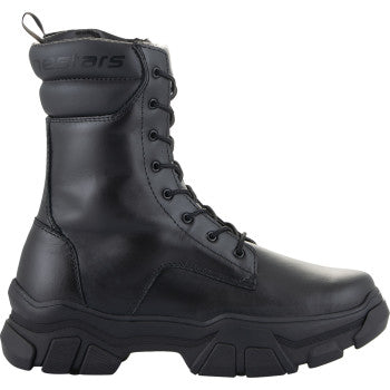 Black AlphinesStars women's Ava boots in EU 41, stylish ankle boots with sleek leather finish and sturdy soles.