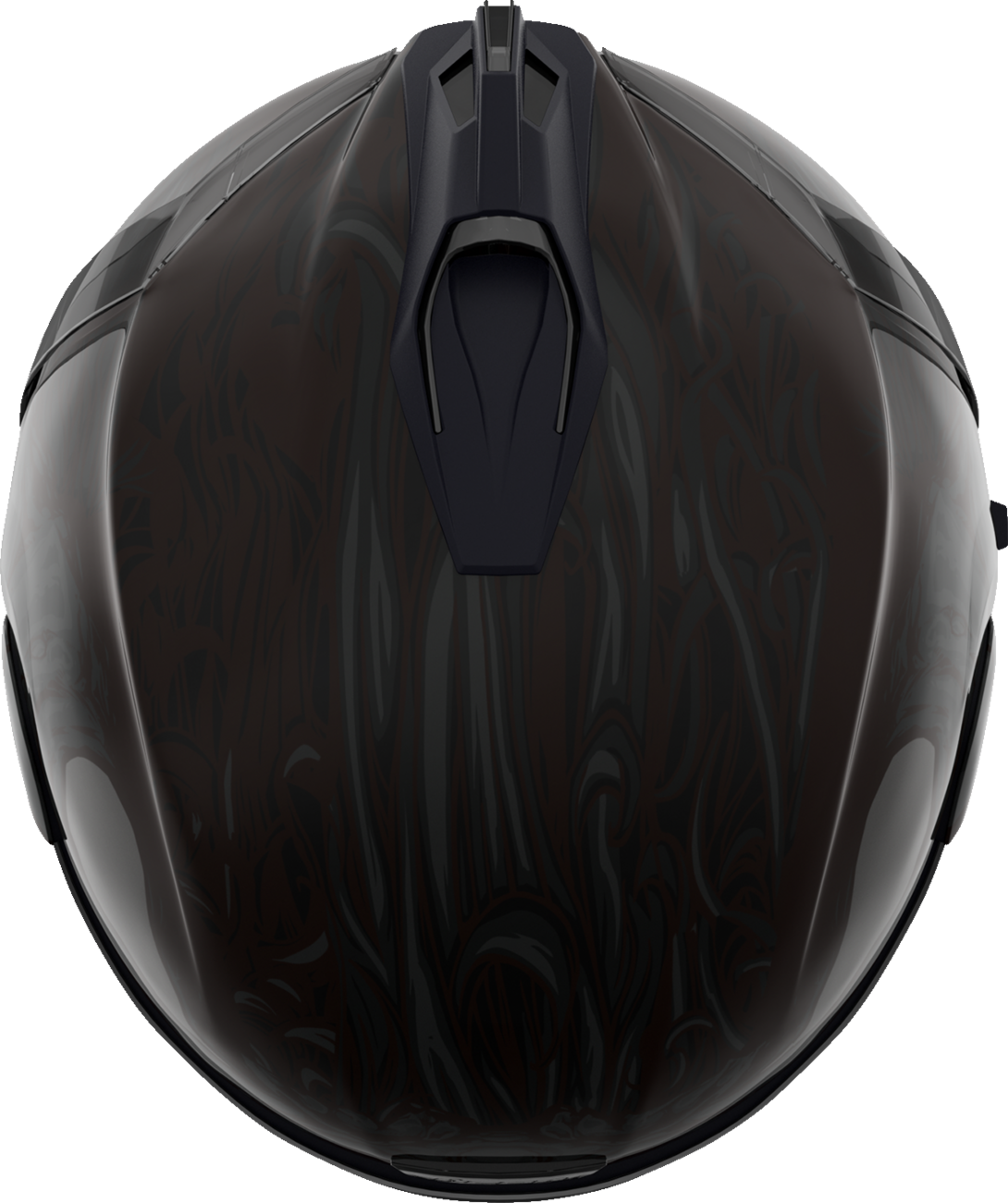 Bill's Exhausts ICON Airform™ Helmet Manik'RR MIPS, dark black medium size with sleek helmet design and ventilation features.