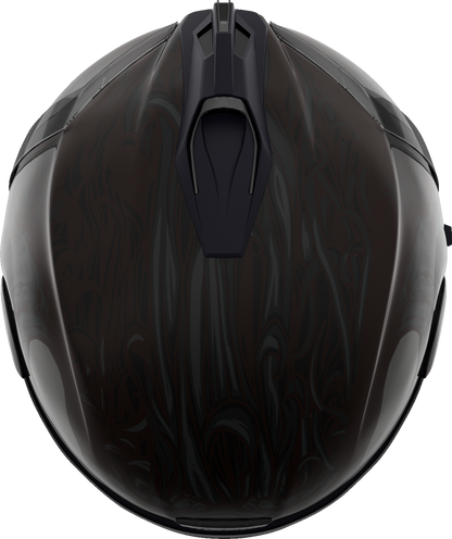 Icon Airform™ helmet by Bill's Exhausts, dark black MIPS® helmet with 2XL size, featuring aerodynamic design and ventilation vents.