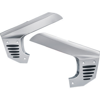Chrome SHOW CHROME Frame Cover for motorcycle, shiny chrome finish, part number 52-724, by Bill's Exhausts.