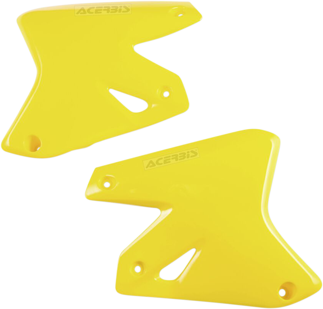 ACERBIS Radiator Shrouds - RM Yellow 2043680230 - Howling Moto