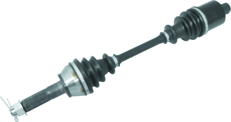 QuadBoss replacement middle axle for Polaris Sportsman 570 ATV, part #609456, showing the durable metal axle component.