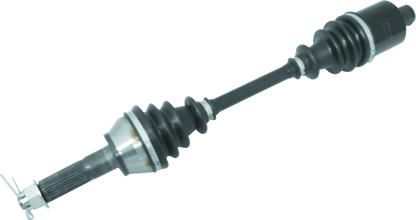 QuadBoss replacement middle axle for Polaris Sportsman 570 ATV, part #609456, showing the durable metal axle component.