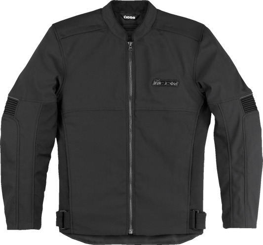Bill's Exhausts ICON Slabtown Jacket in black, 4XL, displayed with front view showing the stylish design and jacket details.