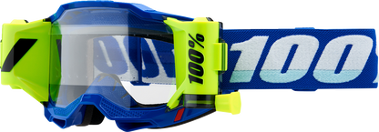 100% Accuri 2 Forecast Goggles - Blue - Clear 50017-00003 - Howling Moto