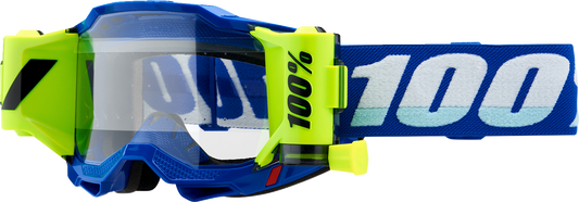 100% Accuri 2 Forecast Goggles - Blue - Clear 50017-00003 - Howling Moto