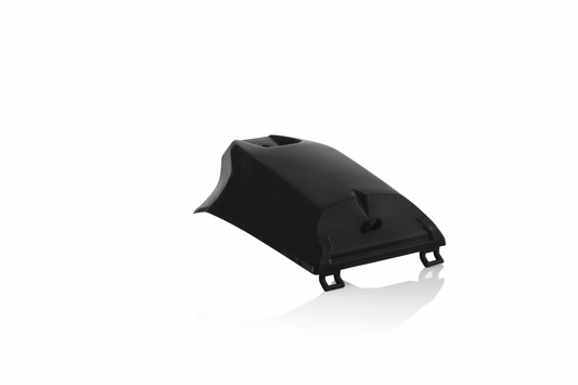 Black Acerbis tank cover for motorcycle body, designed by Bill's Exhausts, with a sleek smooth finish and secure fit.