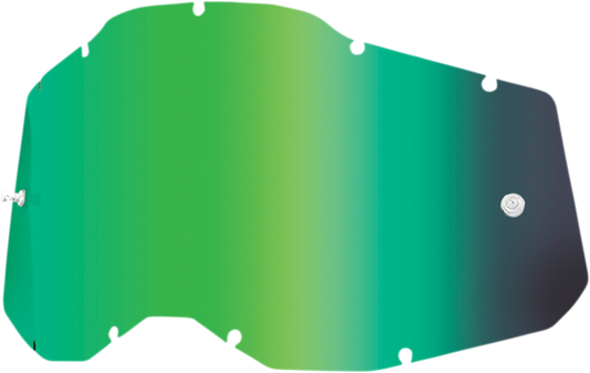 100% Youth Accuri 2/Strata 2 Lens - Green Mirror 59107-00003 - Howling Moto