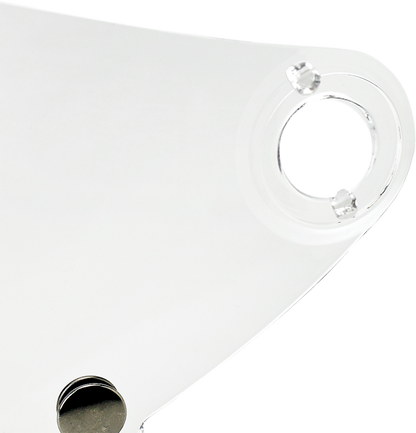 Clear shield for BILTWELL Gringo S helmet Gen 2, motorcycle helmet parts by Bill's Exhausts, showing the transparent visor.