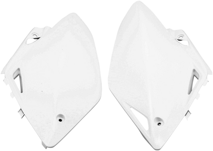 Acerbis white side panel body part for motorcycles, featuring the Acerbis logo and sleek white finish.