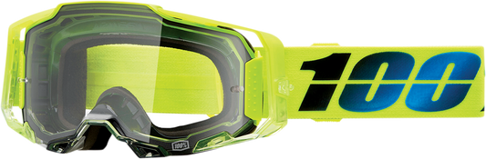 Bill's Exhausts Armega Koropi goggles with clear lenses, lightweight design, and adjustable strap for comfortable eye protection.