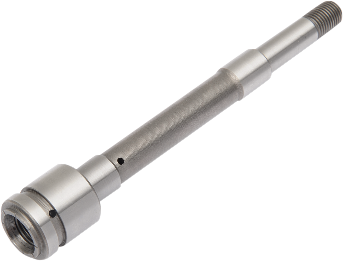 Rocker arm shaft for Harley Davidson motorcycle by DRAG SPECIALTIES, part number 231986, featuring metal components and mounting points