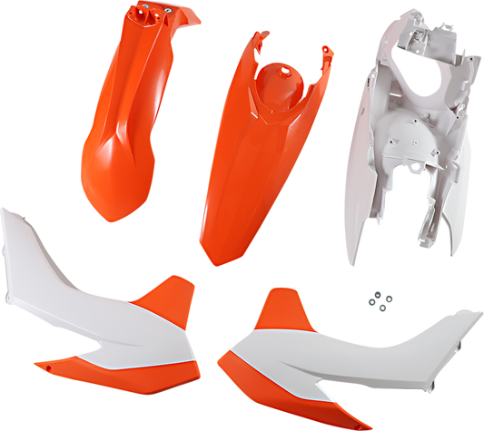 ACERBIS standard replacement body kit for motorcycles, OEM 2314314891, showing assembled body panels and parts.
