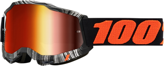 100% Accuri 2 Goggles - Geospace - Red Mirror 50014-00008 - Howling Moto
