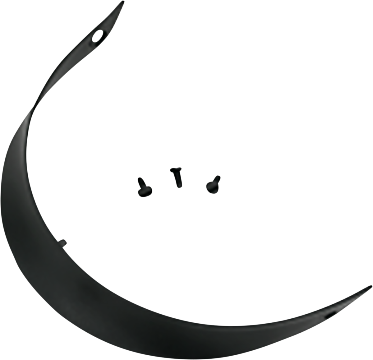 Black Bill's Exhausts AFX FX-72 Peak helmet with screws, showcasing the sleek helmet design in a detailed product image.