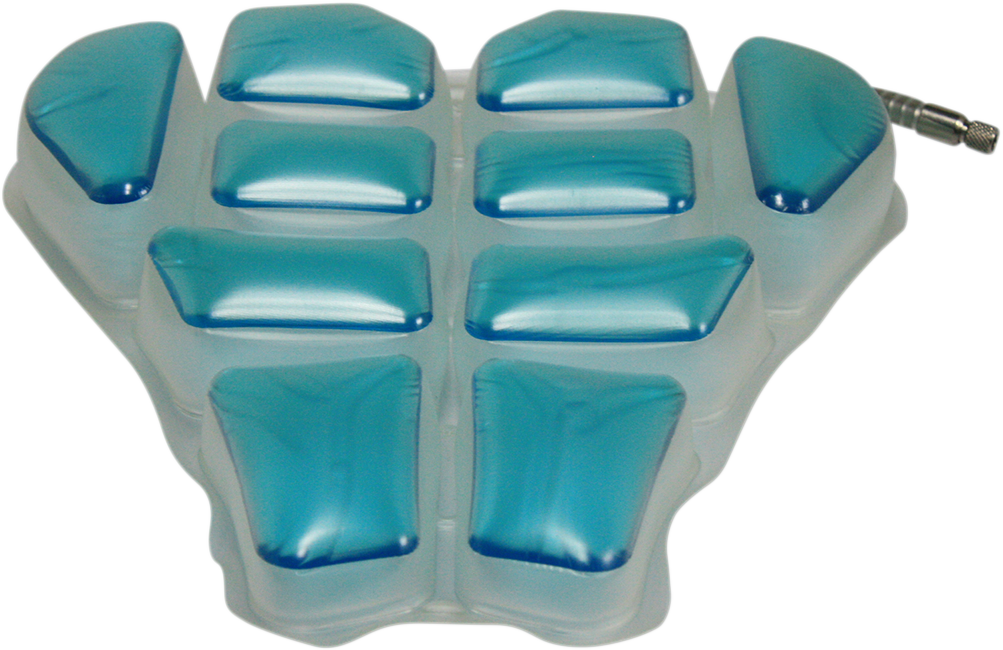 Bill's Exhausts Wild Ass Cushion air seat with air gel, black sport design, for engine comfort and support.
