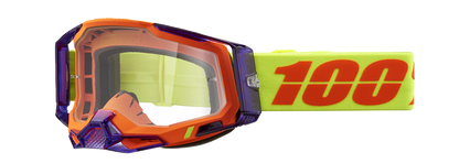 100% Racecraft 2 Goggles - Panam - Clear 50009-00021 - Howling Moto