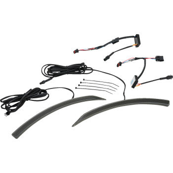 SHOW CHROME LED Light Front Fender - Ryker 41-187ABK - Howling Moto