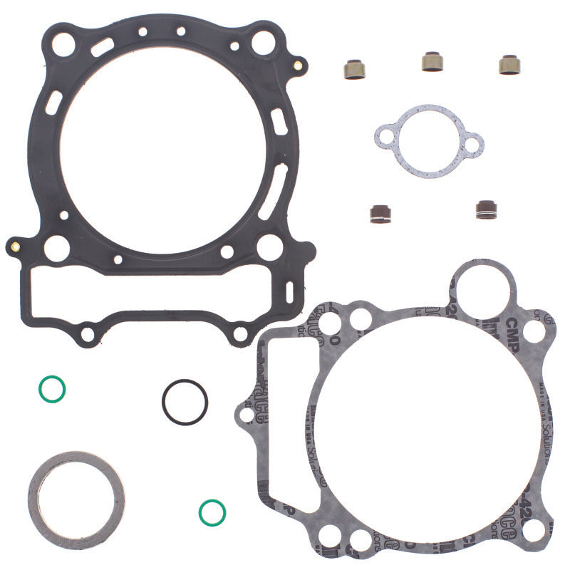 QuadBoss Yamaha YFZ450 top end gasket set for powersports engines, includes gaskets and seals for engine repair.