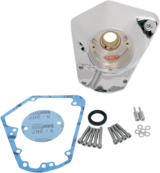DRAG SPECIALTIES Chrome Cam Cover for EVO Big Twin - Part 35-0025