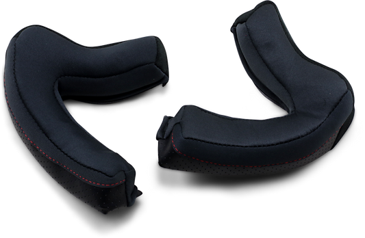 Black Z1R Road Maxx Cheek Pads in Small size, designed for Z1R motorcycle helmets, shown in the image.