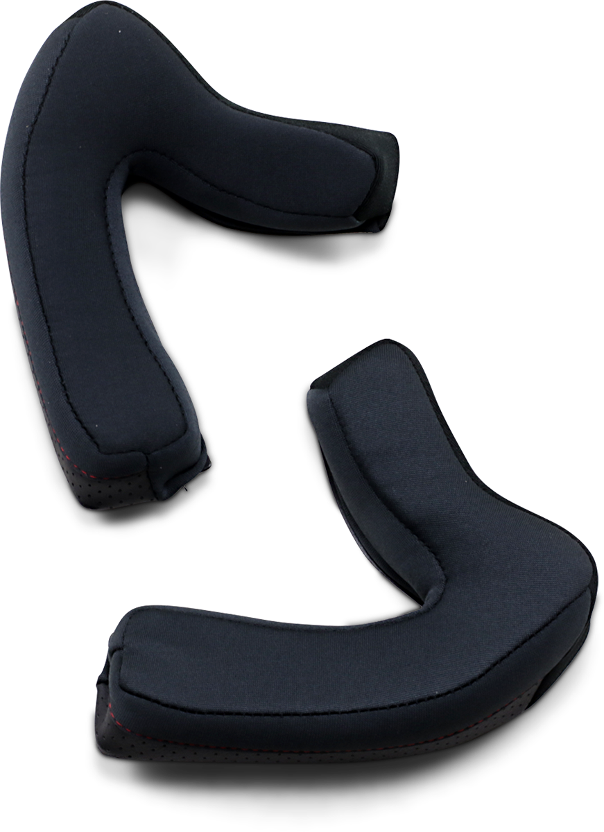 Black Z1R Road Maxx Cheek Pads in medium size, designed for Z1R helmets, shown in the product image.