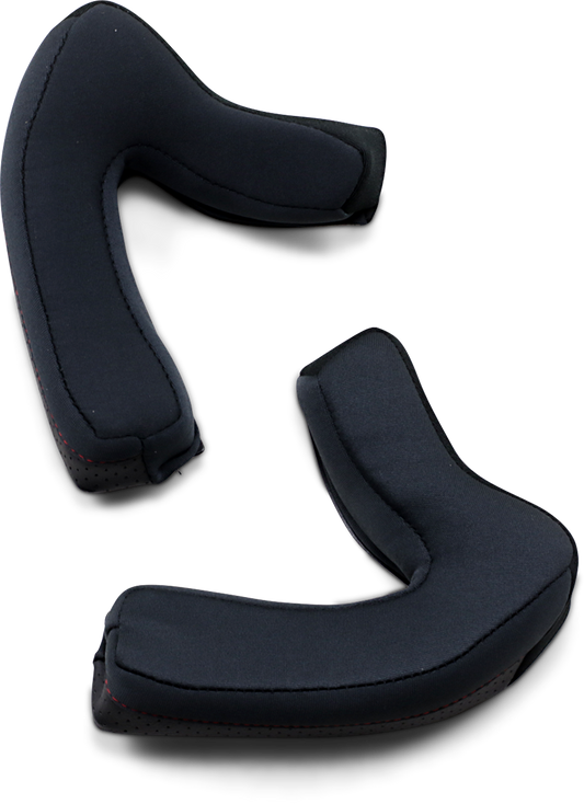 Black Z1R Road Maxx Cheek Pads in medium size, designed for Z1R helmets, shown in the product image.