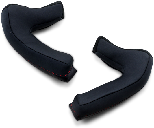 Black Z1R Road Maxx Cheek Pads in large size for Z1R helmets, shown in the image.