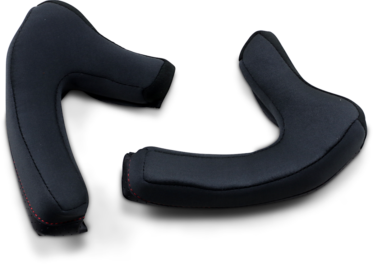 Black XL Z1R Road Maxx Cheek Pads for Z1R helmets, part number 0134-2612, shown in the image.