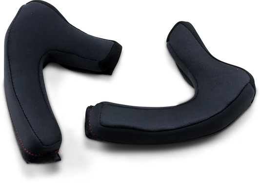 Black XL Z1R Road Maxx Cheek Pads for Z1R helmets, part number 0134-2612, shown in the image.