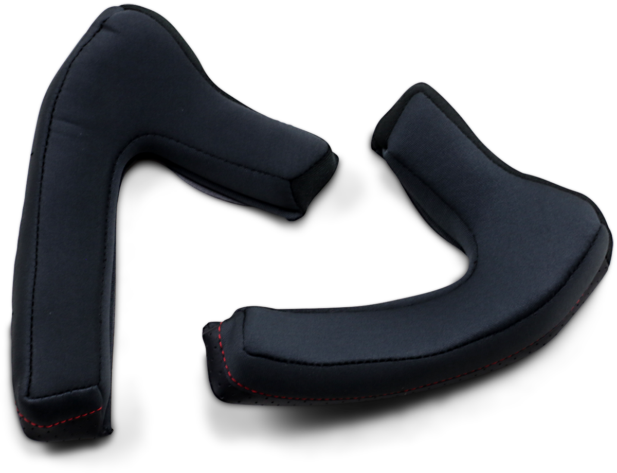 Black Z1R Road Maxx Cheek Pads for 2XL helmets, part 0134-2613, showing the padded cheek area for comfort and fit.