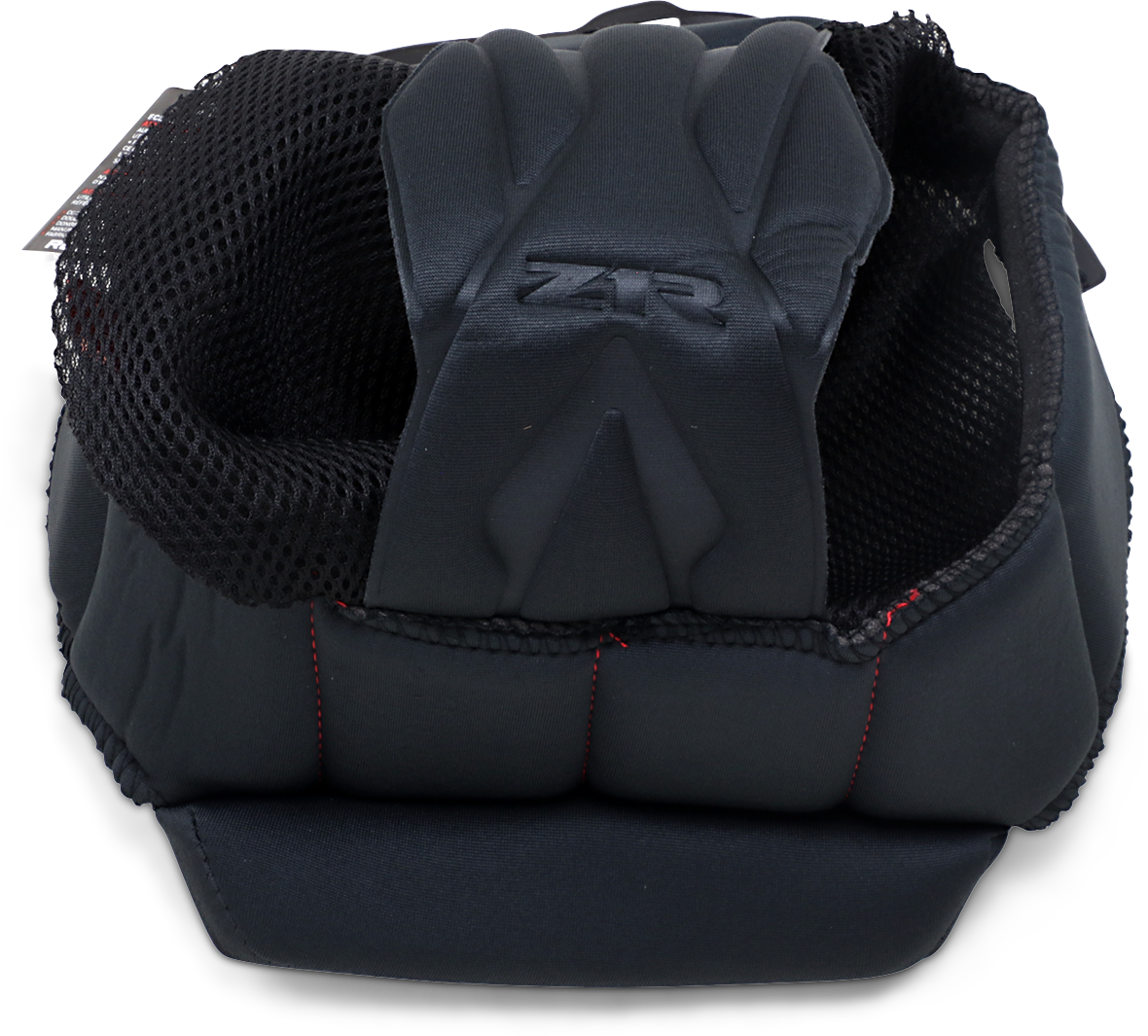 Black Z1R Road Maxx Liner in XL size, replacement helmet liner for Z1R Road Maxx helmets, shown inside the helmet.