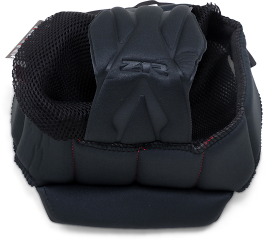 Black Z1R Road Maxx Liner in XL size, replacement helmet liner for Z1R Road Maxx helmets, shown inside the helmet.