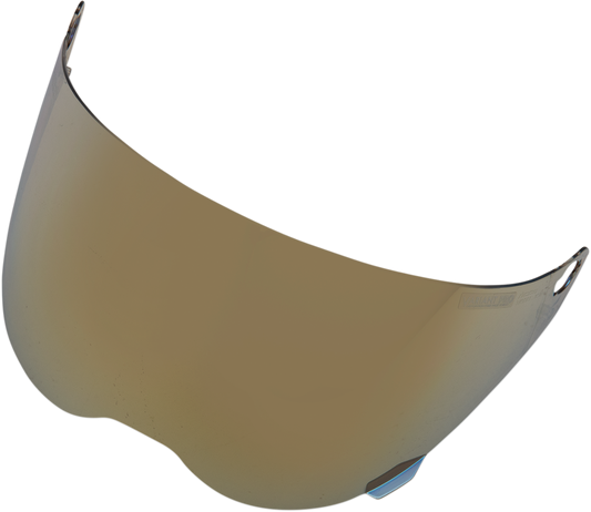 ICON Precision Optics™ Shield for Variant Pro™ Helmets in RST Dark Gold, clear visor with tinted gold finish and secure attachment system.