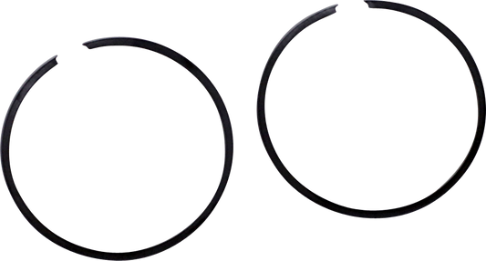 Parts Unlimited ring set R09-695 for piston replacement, showing metal piston rings arranged in a neat set.